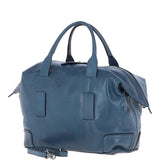 The Bridge Italian Leather Bag Blue: 004042501 2A