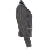 Women's Leather Biker Style Jacket Nevada : 1132 BIKER