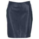 Stylish Leather Pencil Skirt Navy: skirt 18