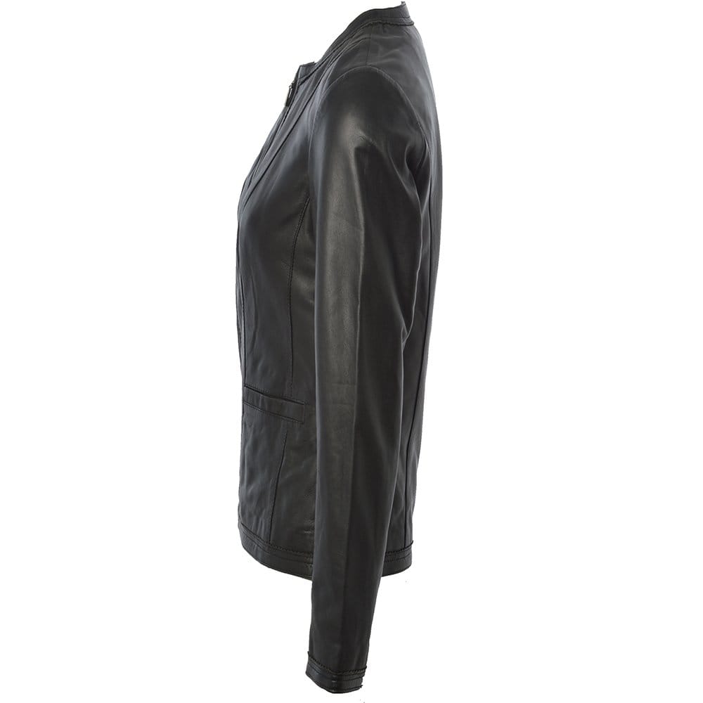 Leather Jacket Black/ddy: AWL-672