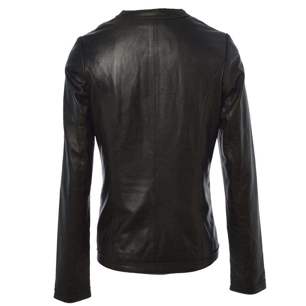 Leather Jacket Black/ddy: AWL-672