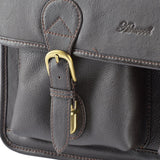 Leather Briefcase Brown : 8190