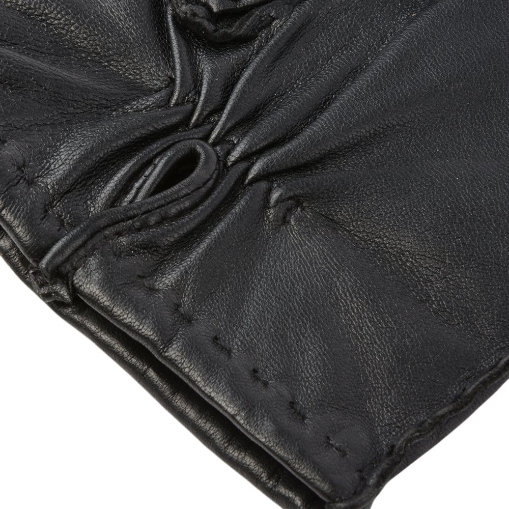 Mens Leather Gloves Black : 710