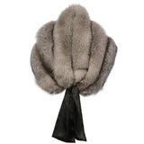 Womens Natural Fox Collar: 90