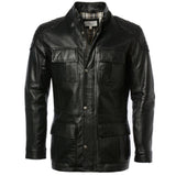 Leather Coat Black: 2238