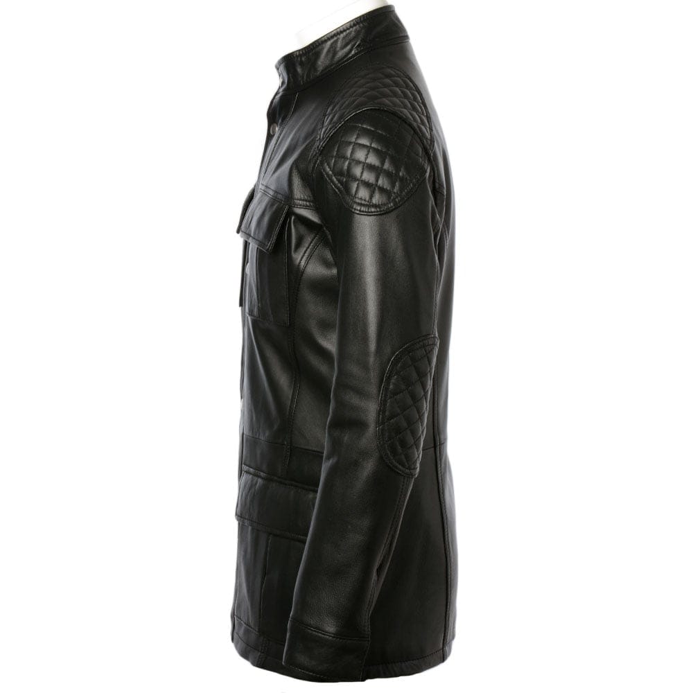 Leather Coat Black: 2238