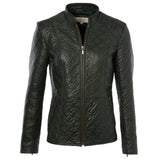 Leather Jacket Green: ASH-733