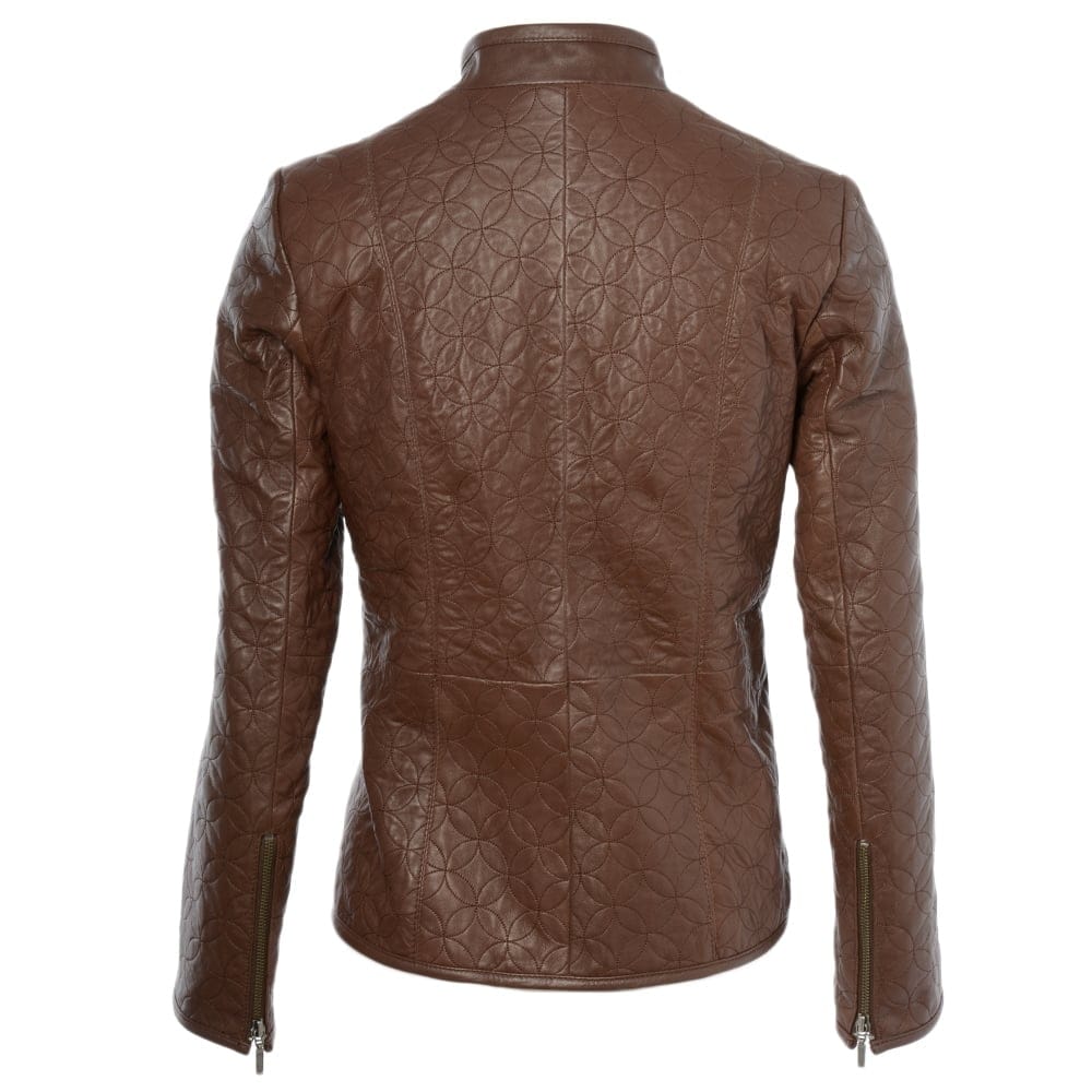 Leather Jacket Brown: ASH-733