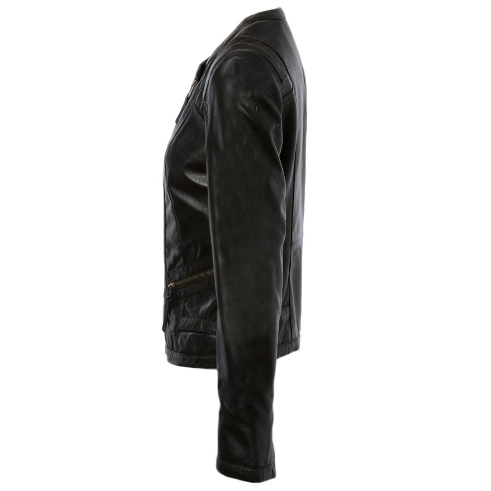 Leather Jacket Brown: LISA MELINA
