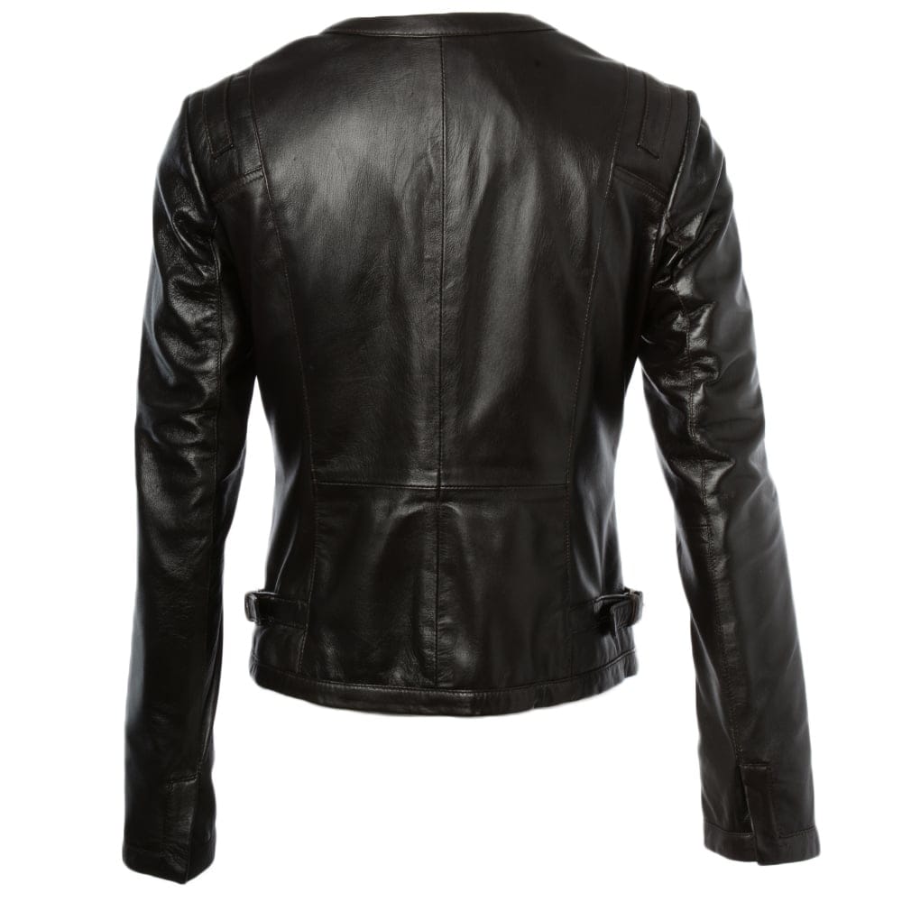 Leather Jacket Brown: LISA MELINA