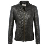 Leather Jacket Black/ddy: ASH-733