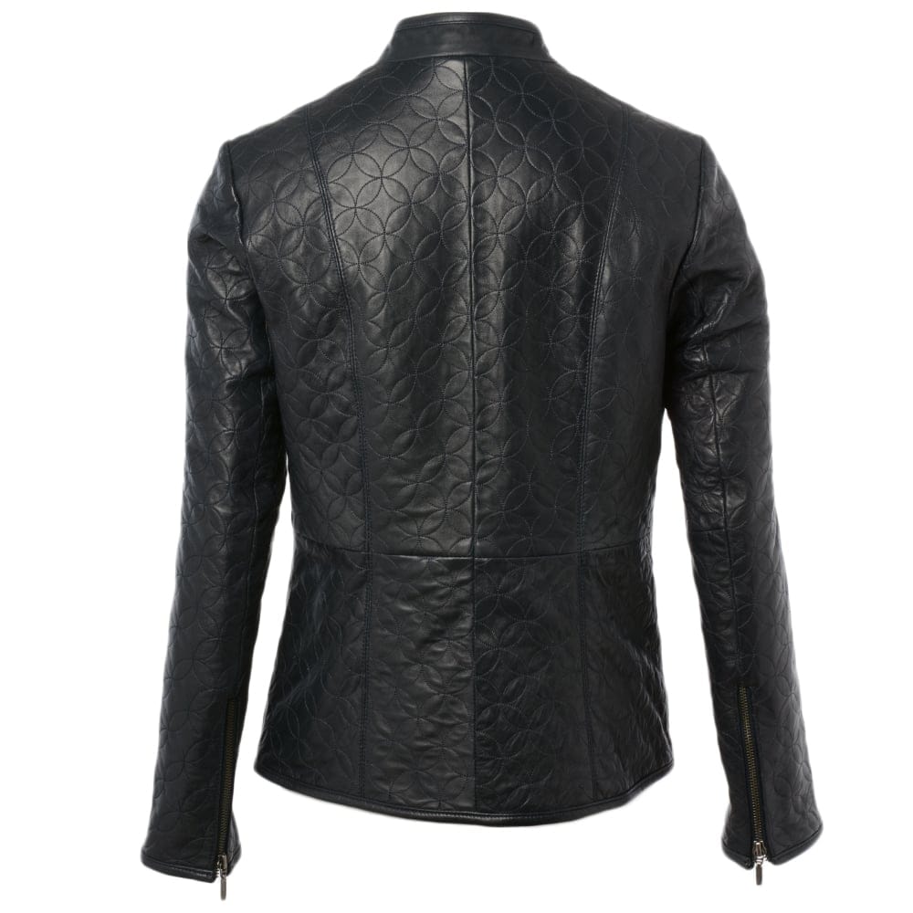 Leather Jacket Navy: ASH-733