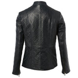Leather Jacket Navy: ASH-733