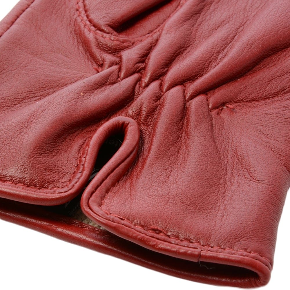 Leather Gloves Red : 401