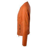 Leather Jacket Orange: STYLE B
