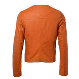 Leather Jacket Orange: STYLE B