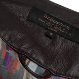 Leather Jacket Porto Brown: STYLE B