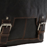 Mens Leather Ipad Messenger Bag Brown/crum : 8342