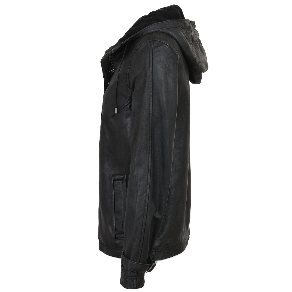 Leather Jacket Black: FO-DAN 72006