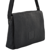 Five Pocket Carry All Leather Messenger Bag Black/ant : Pedro