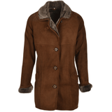 Sheepskin Coat Brown: KB 265