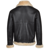 Sheepskin Flying Jacket Brown/ cream: KE-117