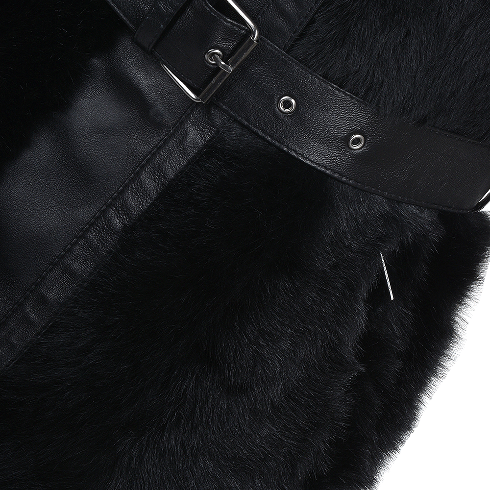 Luxury Shearling Gilet Black: KB-633