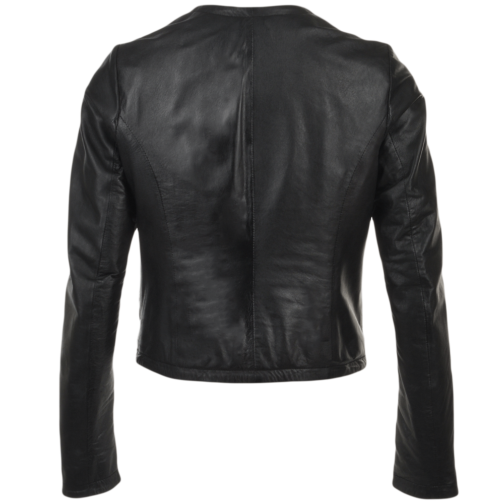 Leather Jacket Black: FO-ETHEL