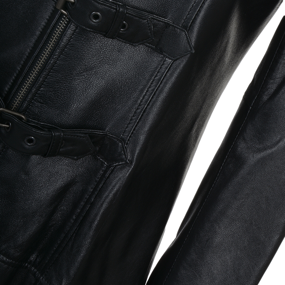 Long Length Gothic Coat Black Black: REEMA
