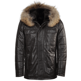 Lambskin Leather And Sheepskin Lined Jacket Brown: E1685