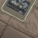 Hooded Raccoon Fur Camouflage Parka Khaki Green: E 8085 AR