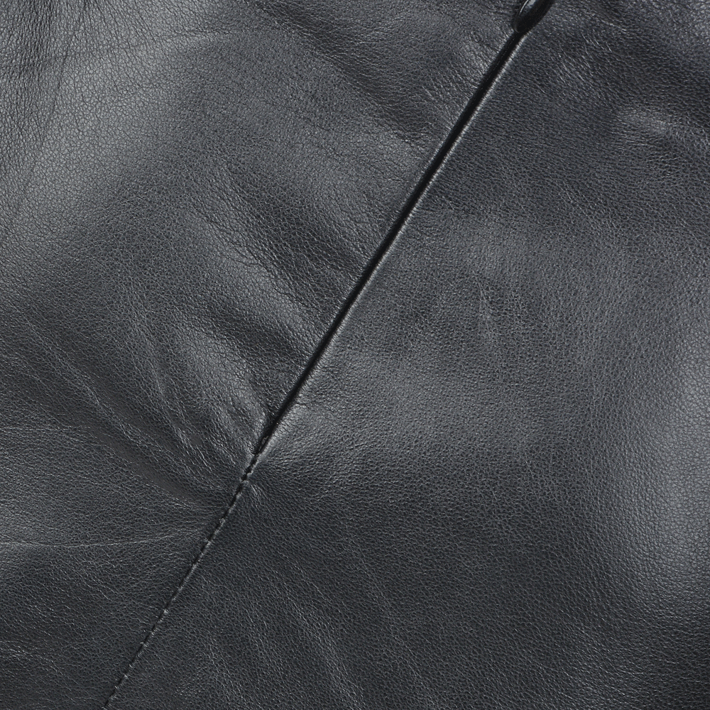 Leather Pencil Skirt  Black: 24315