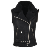 Belted Biker 2-in-1 Biker Pilot Jacket Black/snu: 120-15