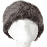 Sheepskin Leather Headband Brown/brissa: KB-591
