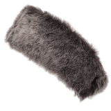 Sheepskin Leather Headband Brown/brissa: KB-591