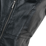 Leather Gilet Black/app: FO-GILLET 2