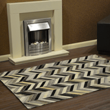 Hair On Hide Rug Light Grey/ Charcoal: ASH 02