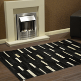 Hair On Hide Rug Neutral/Blk: ASH 04