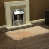 Mongolian Lamb Fur Rug Pink: MONGOLIAN RUG