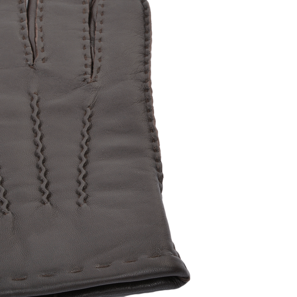 Leather Gloves Mid Brown : 710