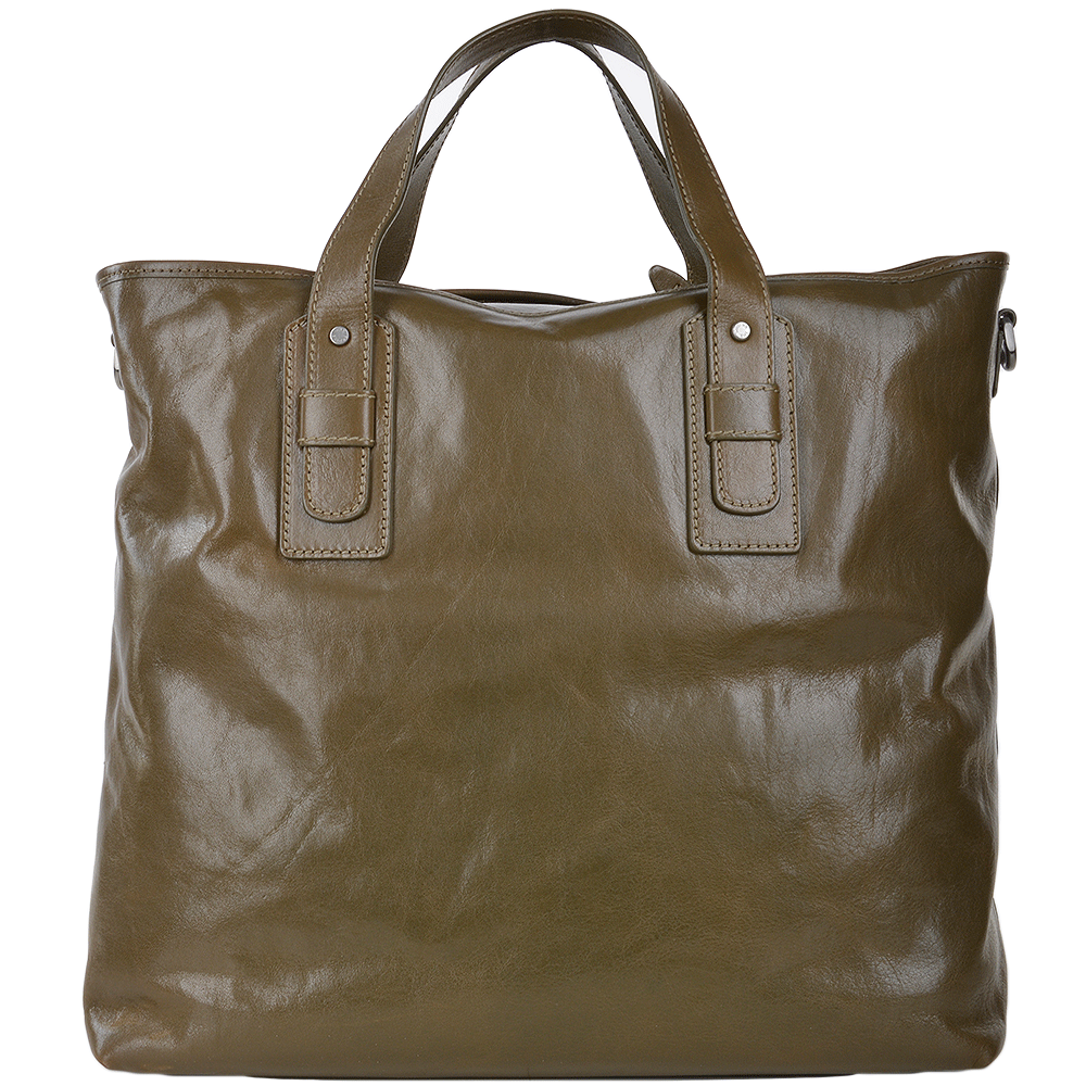 Unisex Travel and Shopper Bag Moss Green/ruthenium - 61255 01 4B NH