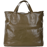 Unisex Travel and Shopper Bag Moss Green/ruthenium - 61255 01 4B NH