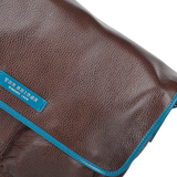 The Bridge Full Grain Italian Travel Messenger Brn/blue/ruthenium - 054073 2F 6T NH