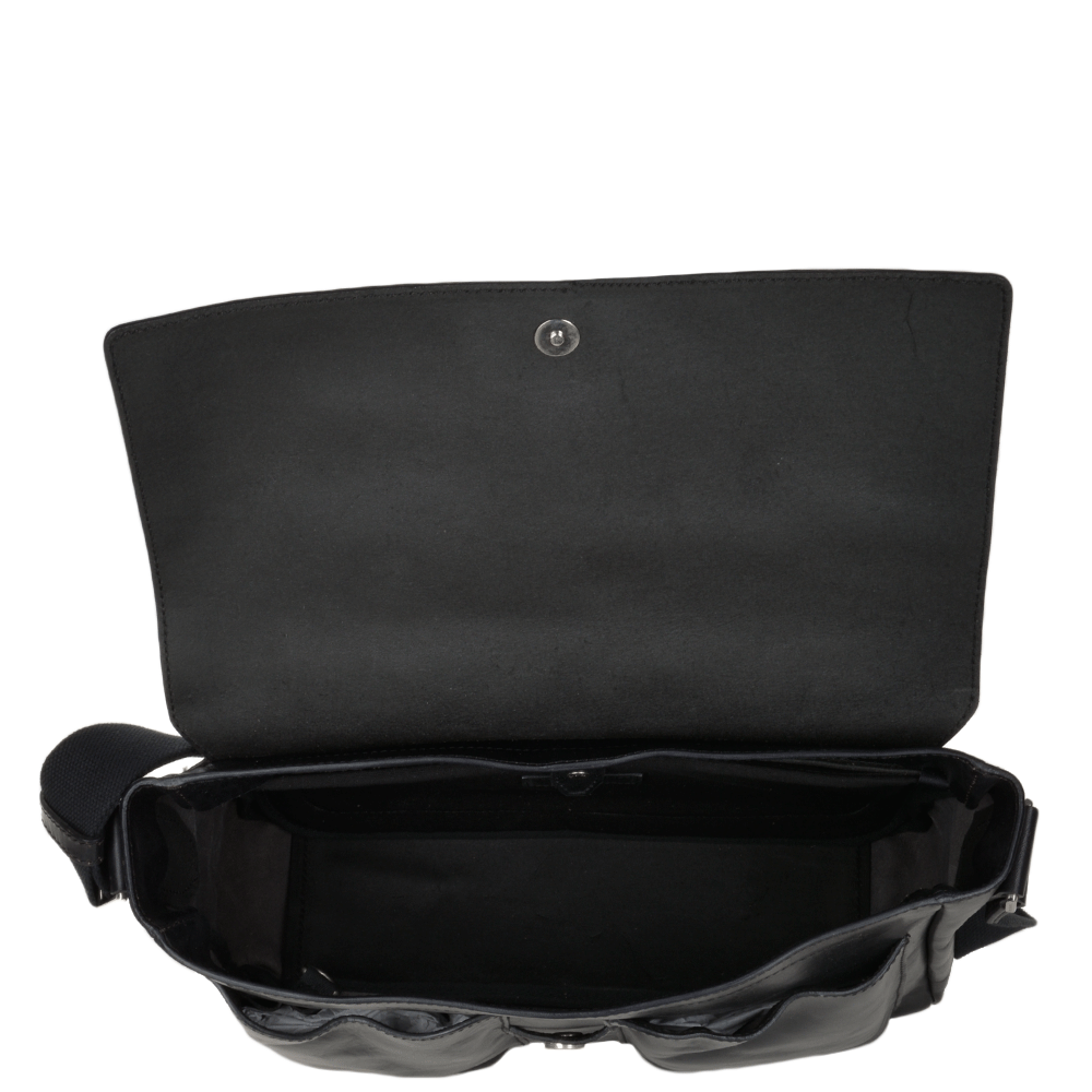 The Bridge Italian Messenger Bag Iron Blue  -  54073 01 09 NH
