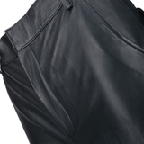 Womens Leather Jeans  Black/ Nappa: PADDLE PUSHERS