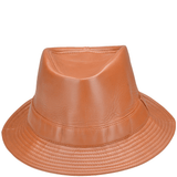 All Leather Gentleman's Hat Tan: GENTLEMEN HAT