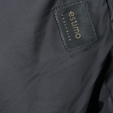 Vegetable Tanned Leather Ribbed  Biker Jacket Black/ nap: E16110
