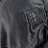 Ladies Short  Vegetable Tanned Leather Biker Jacket Black: EL-102