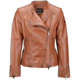 Veg Tanned Biker Jacket Tan: Z-2010