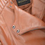 Veg Tanned Biker Jacket Tan: Z-2010